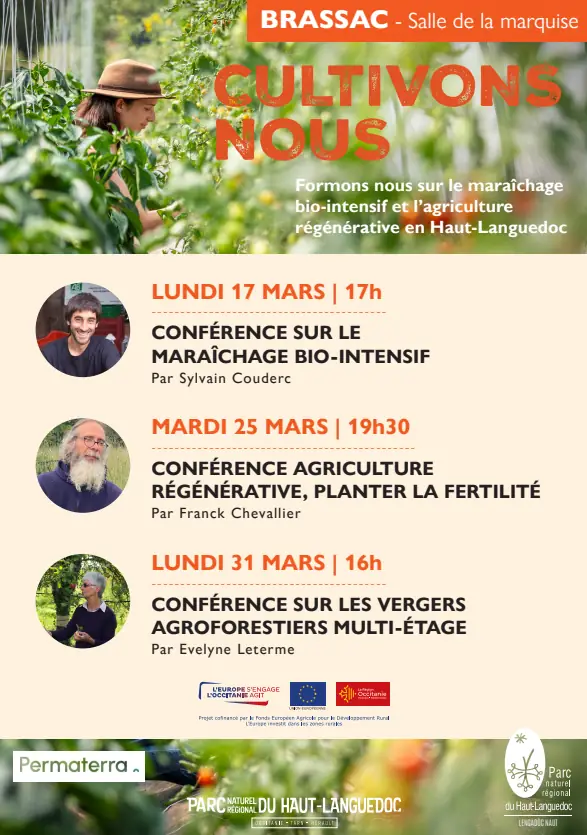 PNR Haut-Languedoc & Permaterra - Ciclo de formación en agroecología
