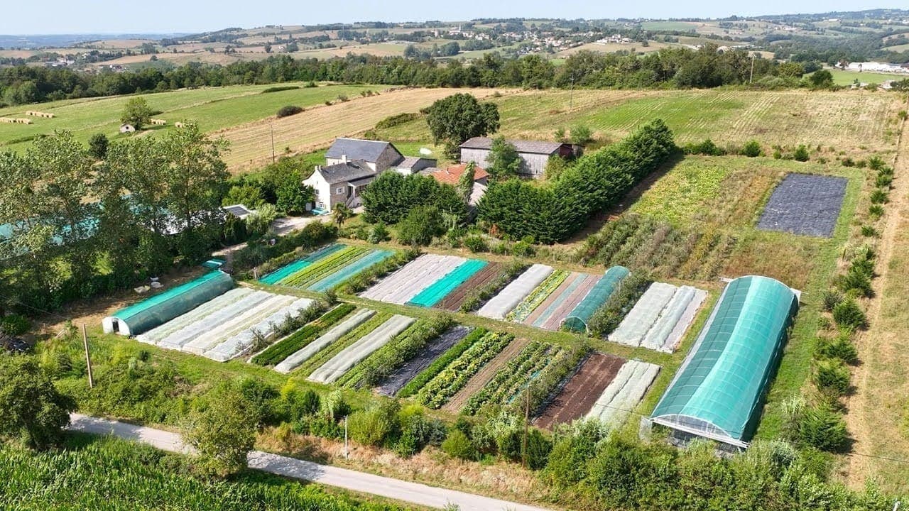Les Jardins de la Valette vus du ciel